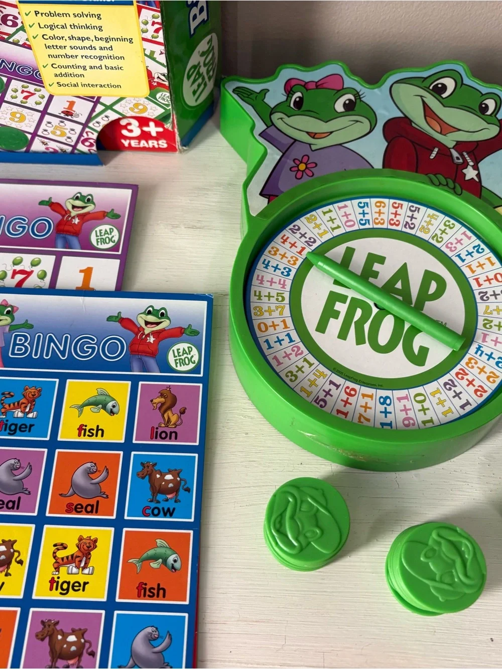 LeapFrog Bingo Game - Green Educational Kids Matching Game